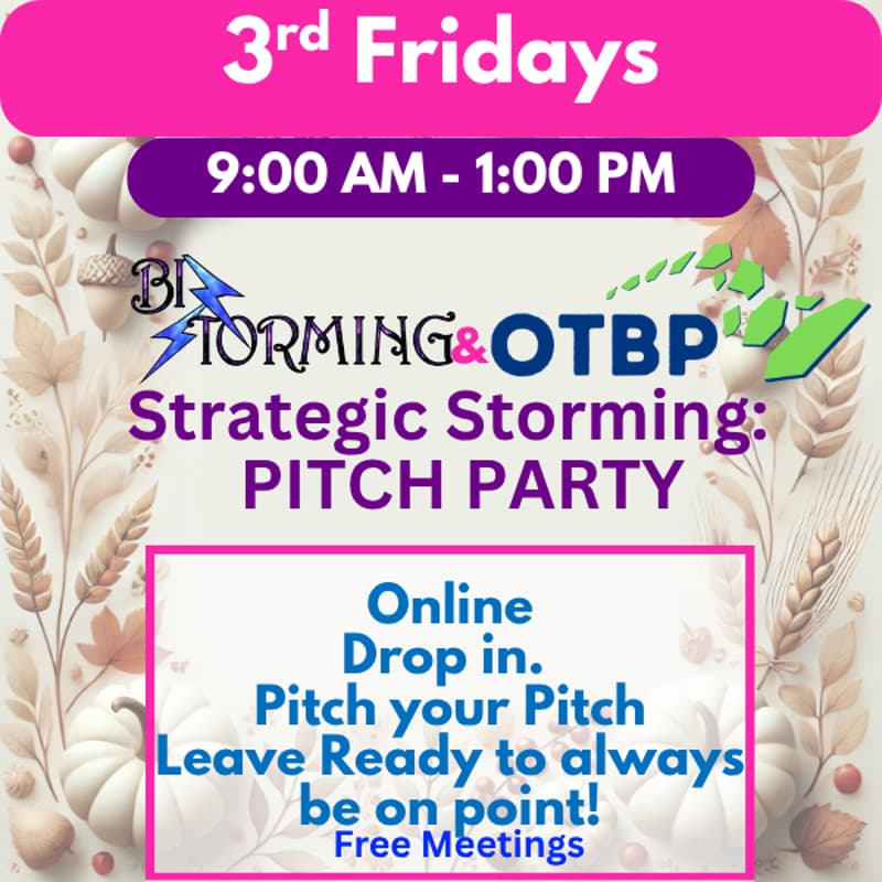 Cover Image for Strategic Storming: Pitch Party