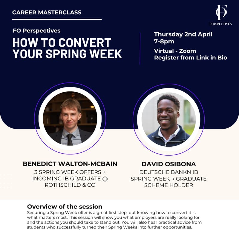 Cover Image for How to convert your spring week offer