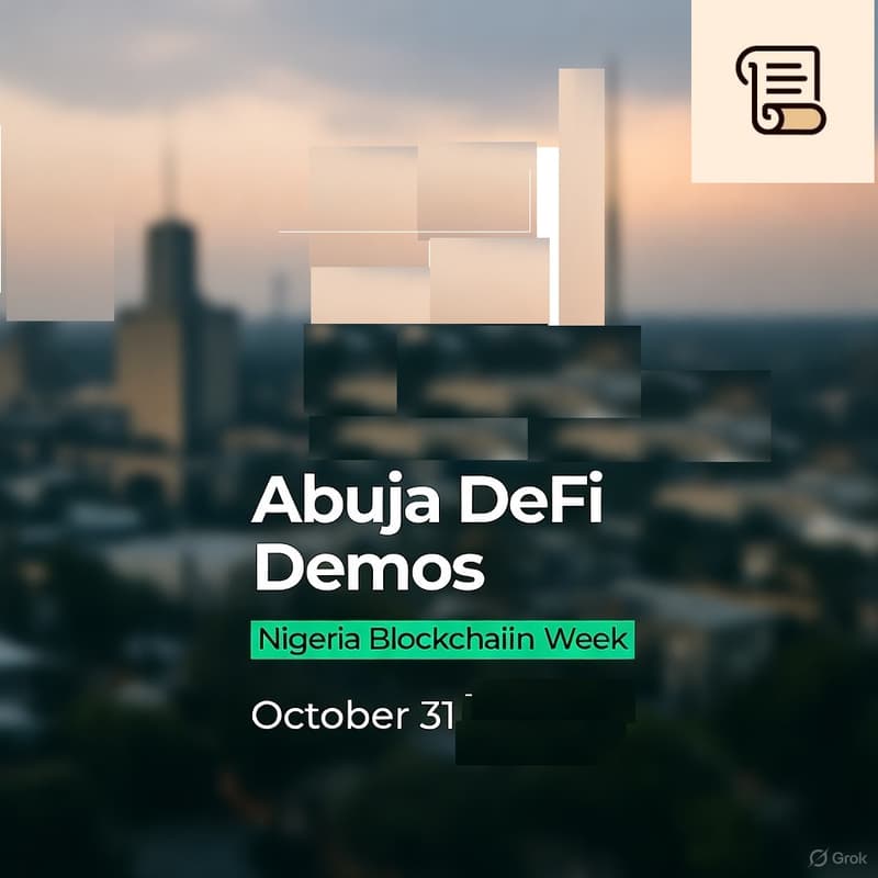 Cover Image for Abuja DeFi Demos