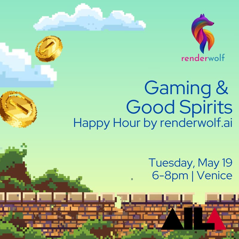 Cover Image for Gaming & Good Spirits by renderwolf.ai