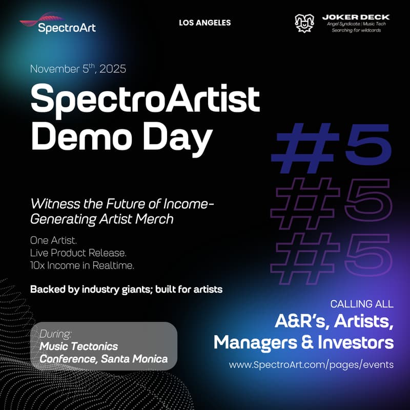 Cover Image for [LA] SpectroArtist Demo Day #5 | Presented by SpectroArt & Joker Deck