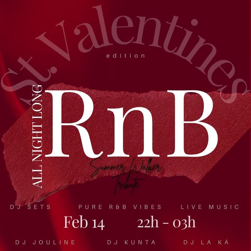 Cover Image for St. Valentines | RnB Sessions | Summer Walker Tribute | Barcelona