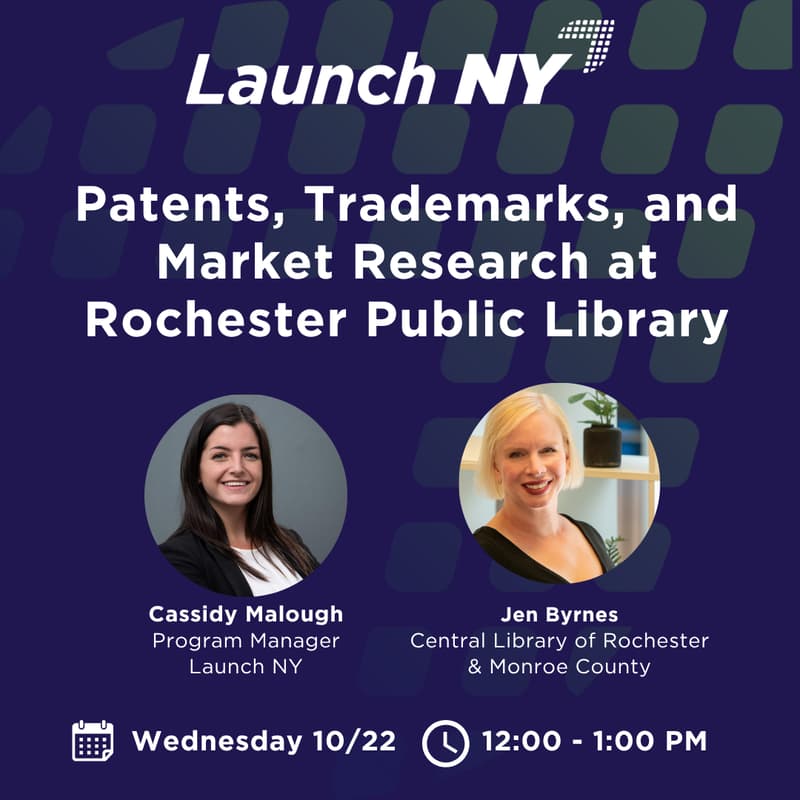 Cover Image for Patents, Trademarks, and Market Research at Rochester Public Library