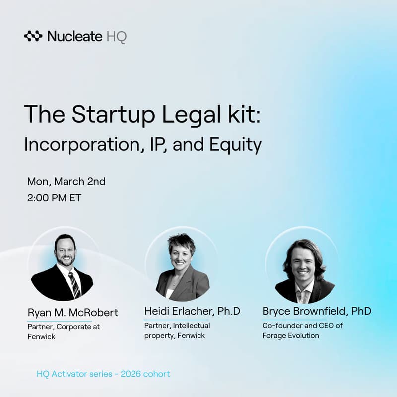 Cover Image for The Startup Legal Kit: Incorporation, IP, Equity