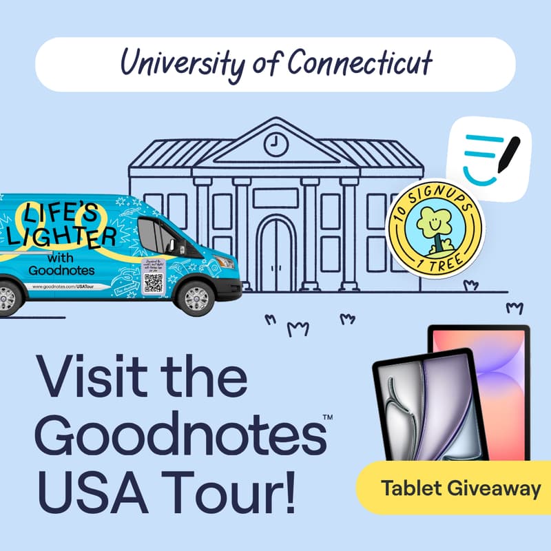 Cover Image for Don't Miss Out: Goodnotes at University of Connecticut