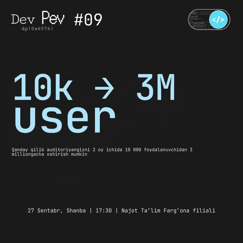Cover Image for DevPev meetup #09