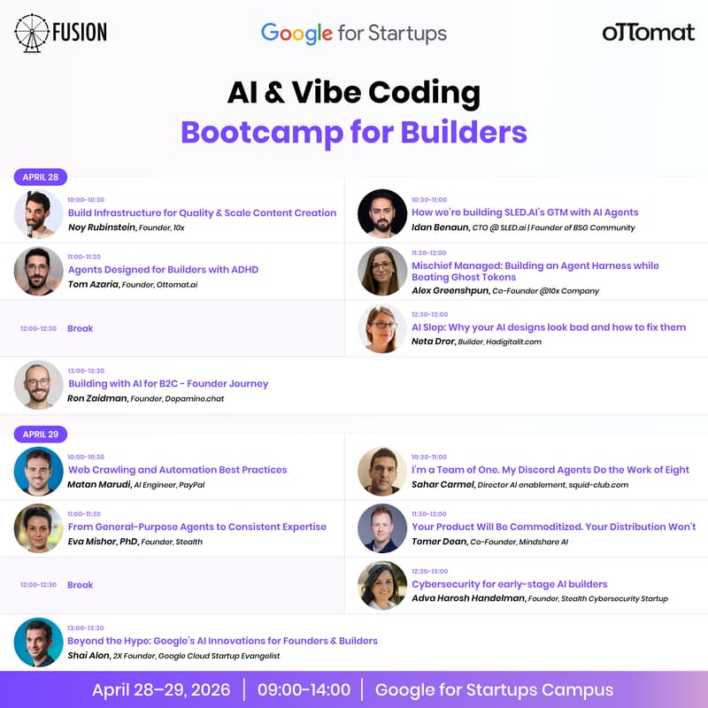Cover Image for AI & Vibe Coding Bootcamp for Builders - by Fusion
