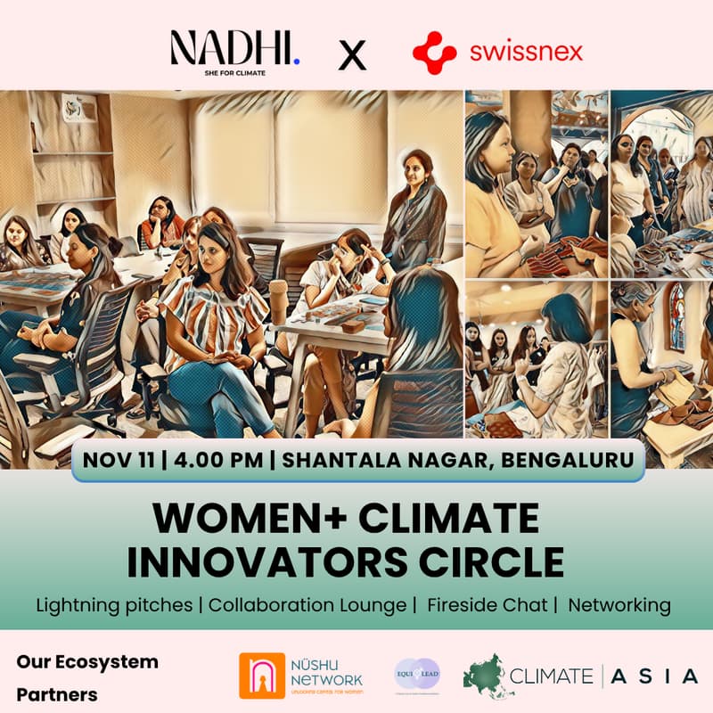 Cover Image for Women+ Climate Innovators Circle (Nadhi Bengaluru)