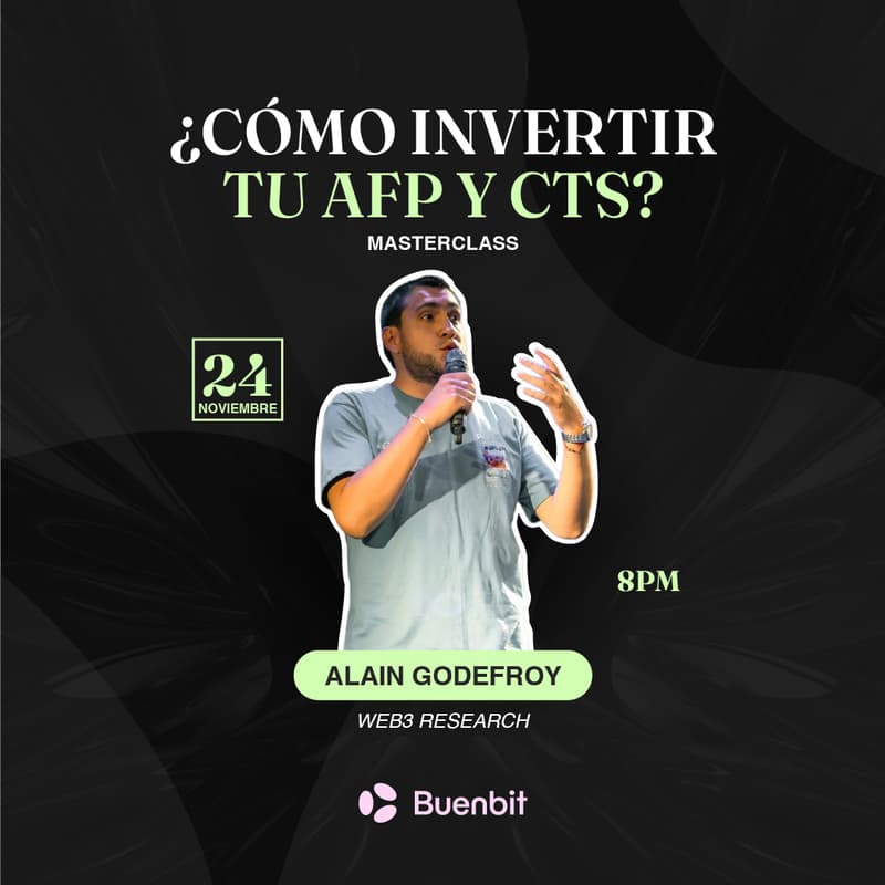 Cover Image for Inscríbete Aquí ⬇️ a la Masterclass: ¿Cómo invertir tu AFP o CTS?
