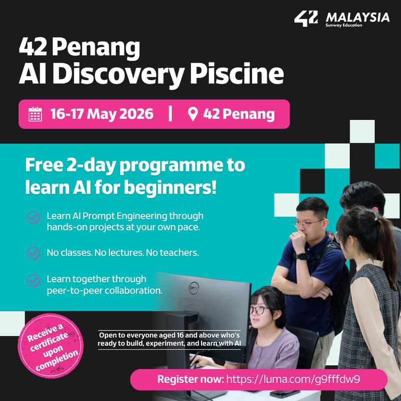 Cover Image for AI Discovery Piscine (42 Penang)