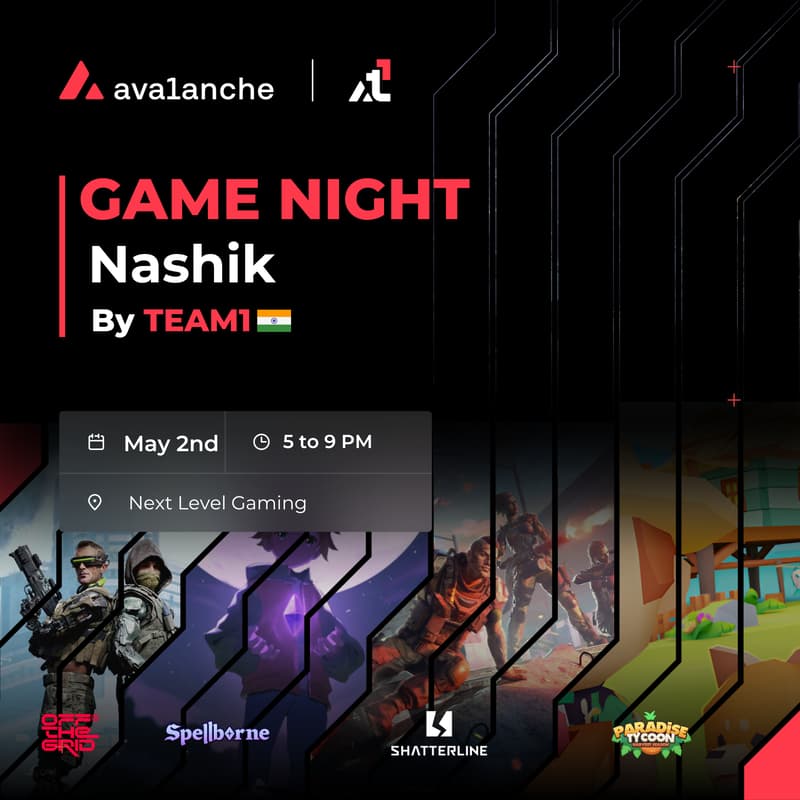 Cover Image for Avalanche Game Night - Nashik