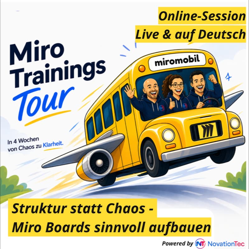 Cover Image for Struktur statt Chaos – Miro Boards sinnvoll aufbauen