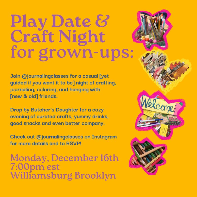 Cover Image for Play Date & Hang Out: Adult Craft Night