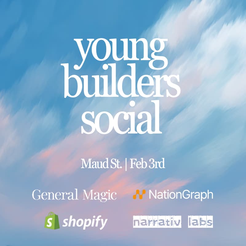 Cover Image for Young Builders Social | Maud St.