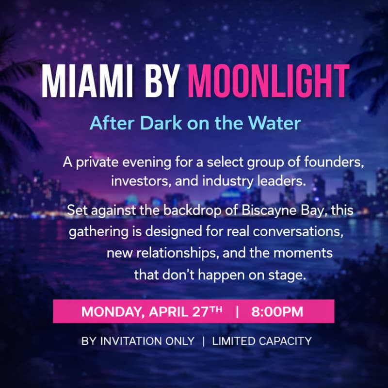 Cover Image for Israel Tech Week VIP : Miami by Moonlight