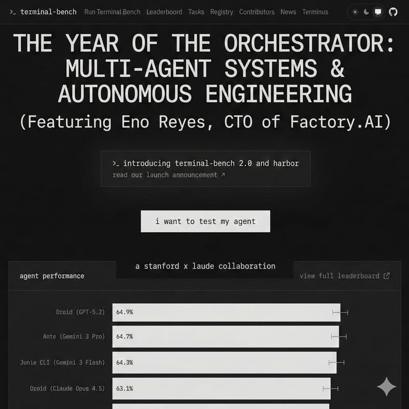 Cover Image for The Year of the Orchestrator: Multi-Agent Systems & Autonomous Engineering (Featuring Eno Reyes, CTO of Factory.AI)