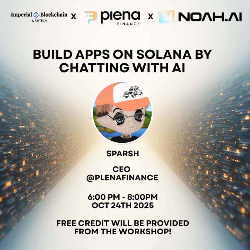 Cover Image for Plena Workshop: Building app on Solana by chatting with AI
