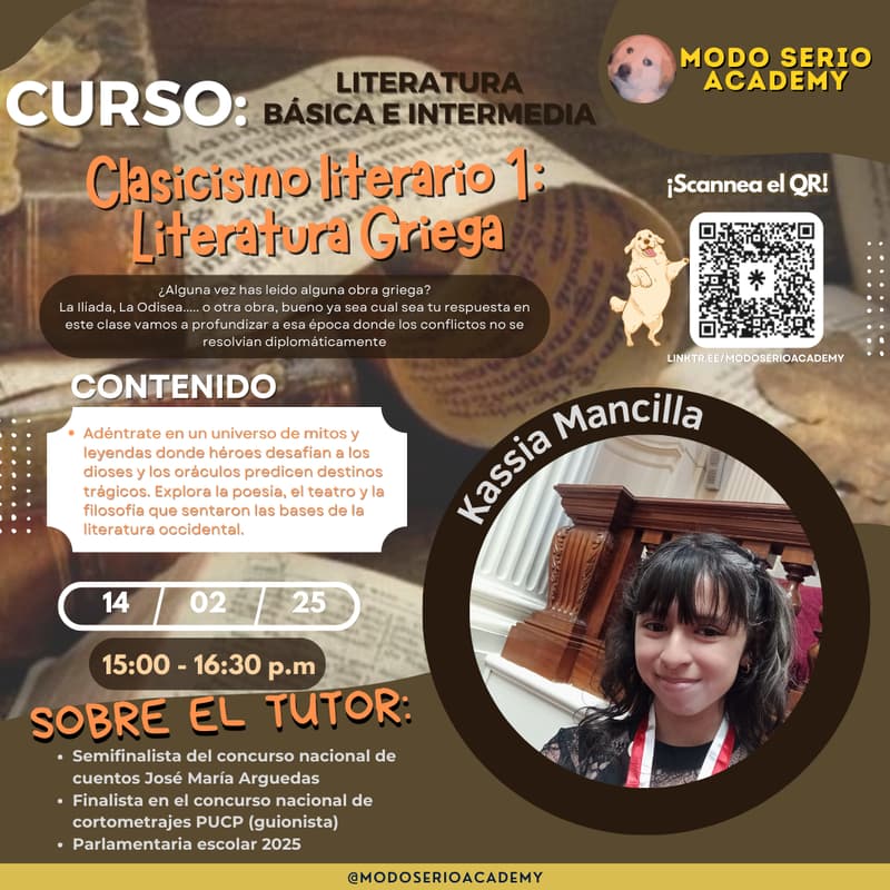 Foto de portada de Clasicismo Literario I: Literatura Griega