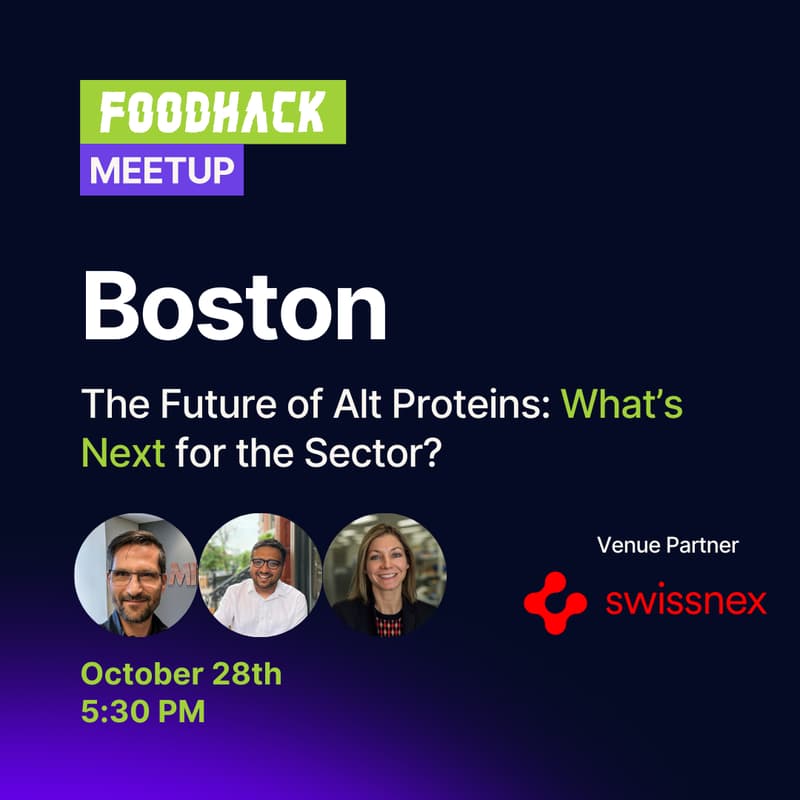 Cover Image for FoodHack Boston: The Future of Alt Proteins: What’s Next for the Sector?