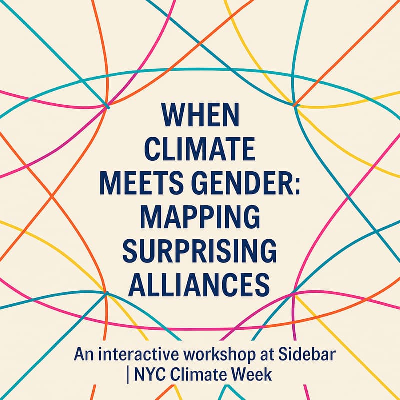 Cover Image for Climate & Gender: Mapping Surprising Intersections