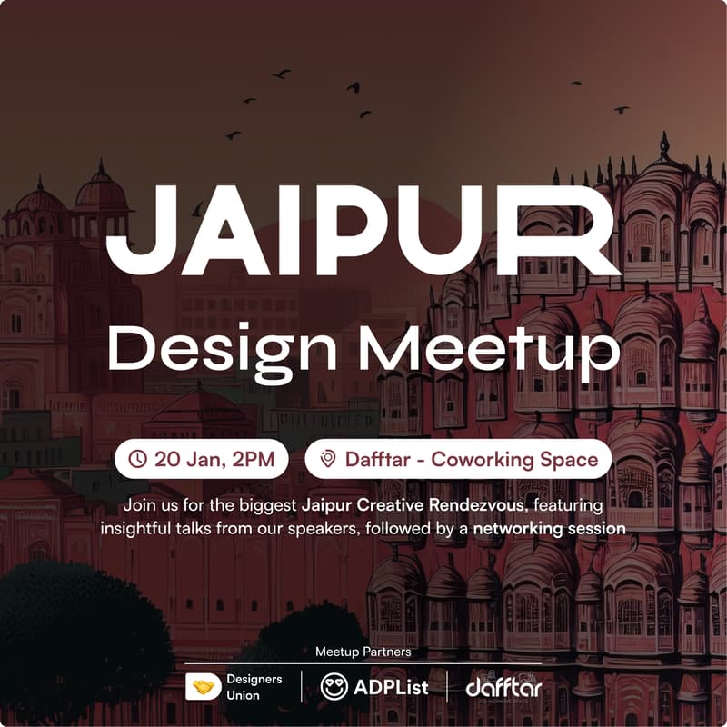 Cover Image for Jaipur Design Meetup 2024