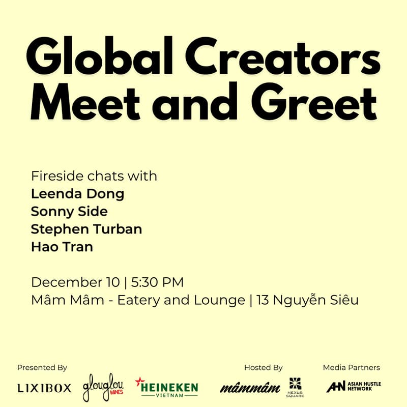 Cover Image for Global Content Creator Meet Up: Featuring Leenda Dong, Sonny Side, and Stephen Turban