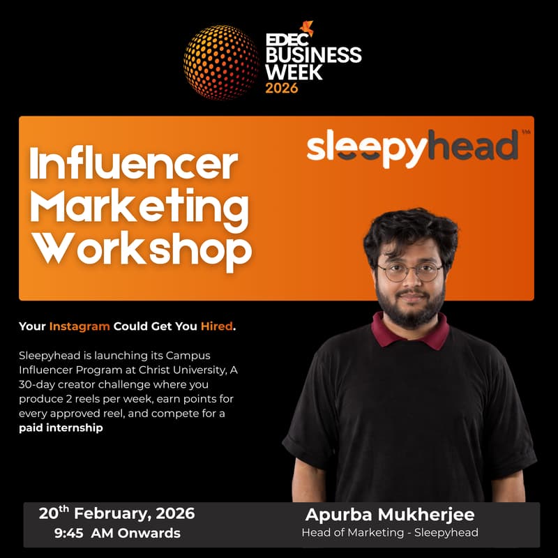 Cover Image for Influencer Marketing Workshop By Sleepyhead™