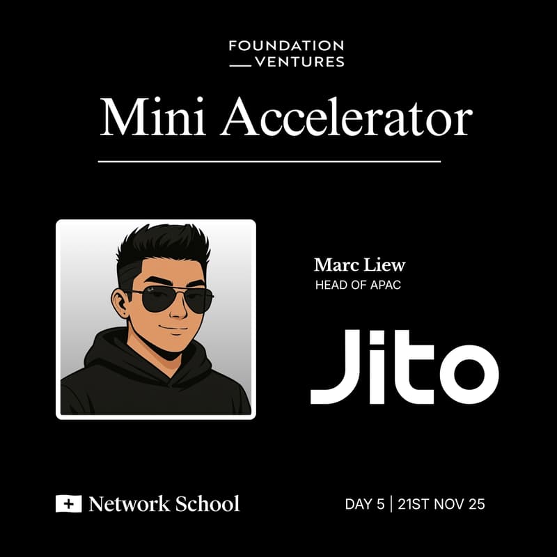 Cover Image for [Marc Liew / Jito] - Jito: Solana's Revenue Engine @  Network School