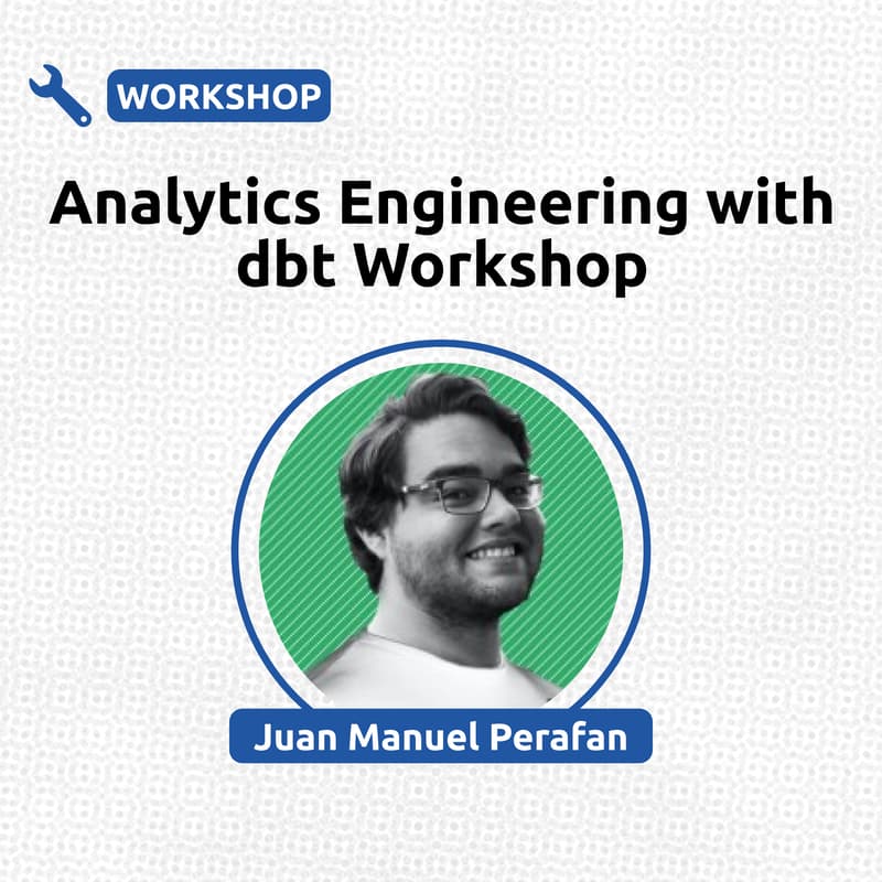 Cover Image for Analytics Engineering with dbt Workshop