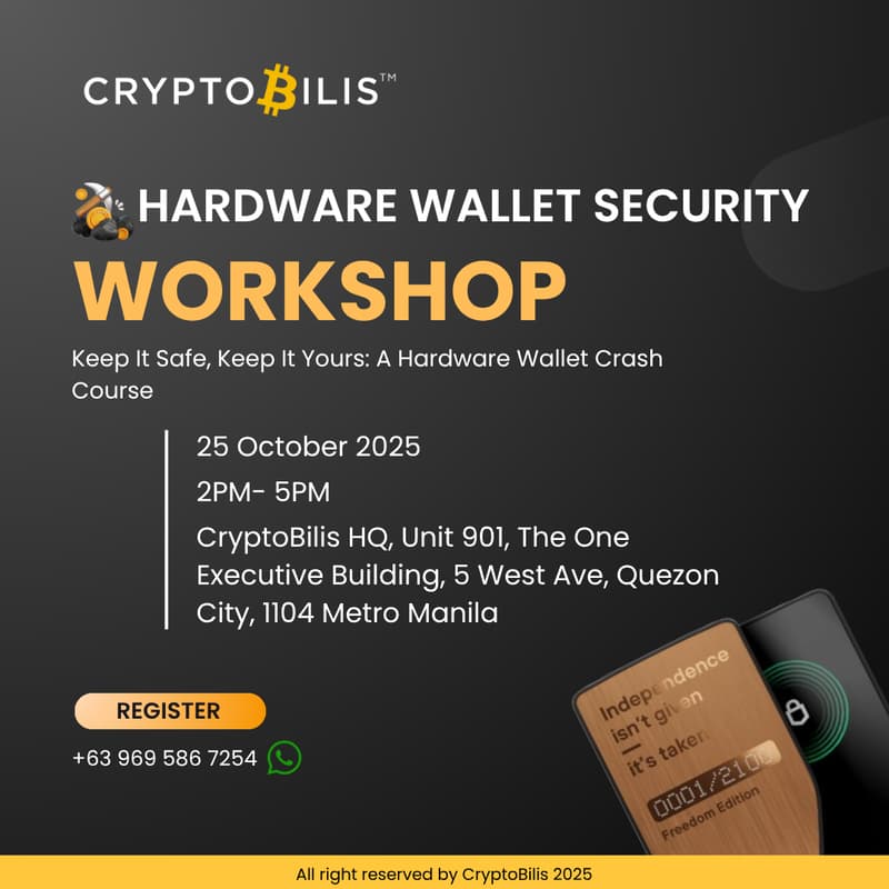 Cover Image for Hardware Wallet Security Workshop