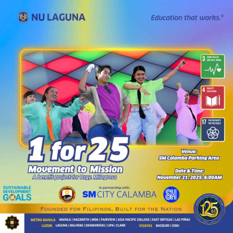 Cover Image for 1 for 25 Movement to Mission: A benefit project for Brgy. Milagrosa