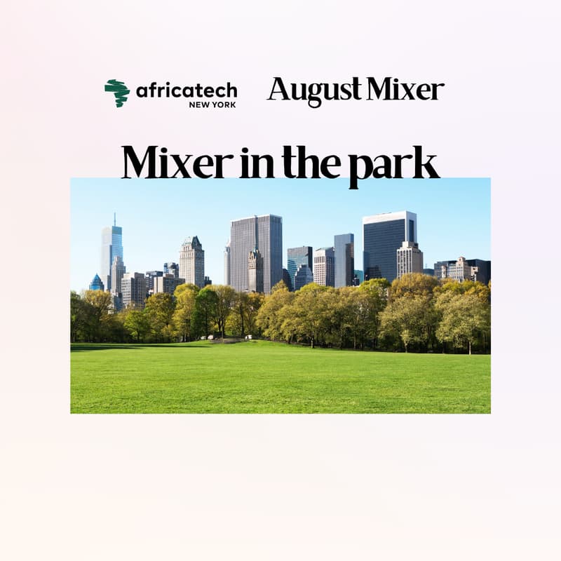 Cover Image for AfricaTech NYC: Mixer in the Park