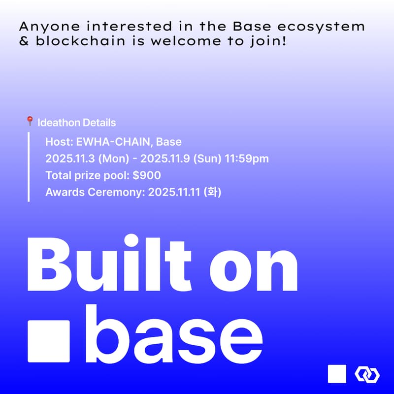 Cover Image for 🟦 Built on Base Ideathon