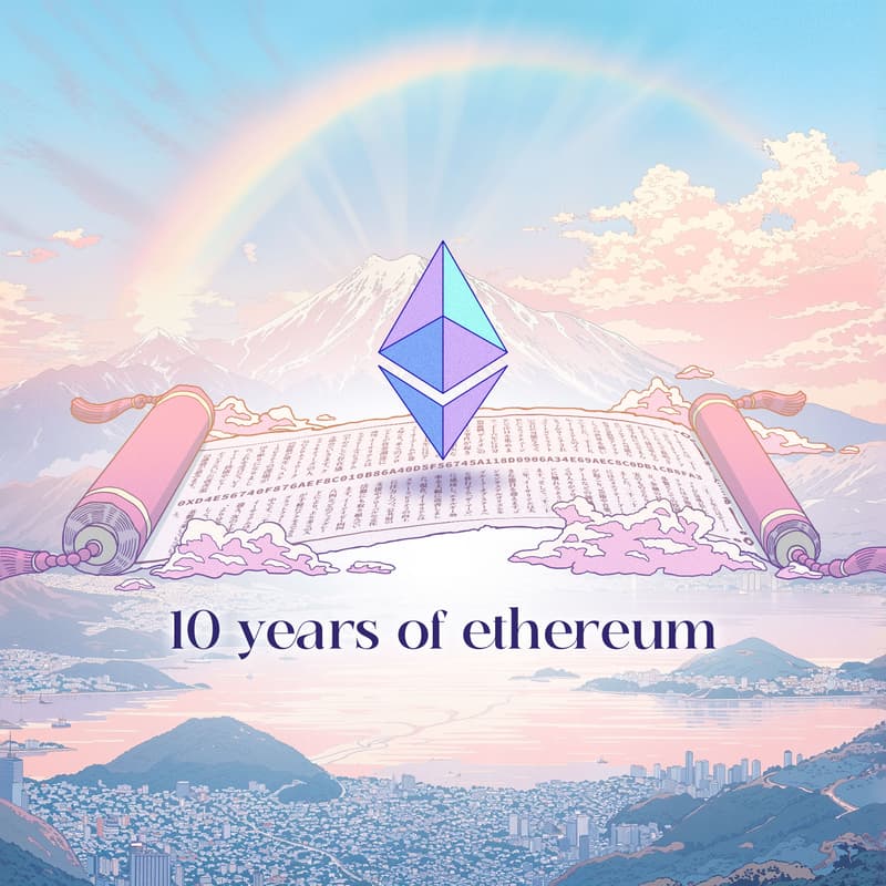 Cover Image for 10 Years of Ethereum - ERC55