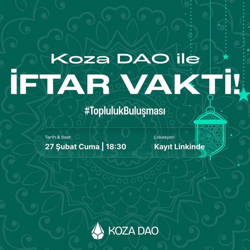 Cover Image for Koza DAO İftar Buluşması | Bursa
