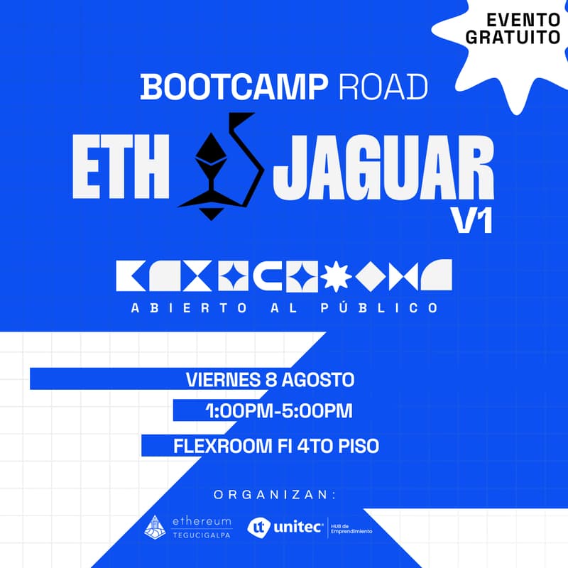 Cover Image for Bootcamp Road to Eth Jaguar 🌟 Nueva fecha 🚨