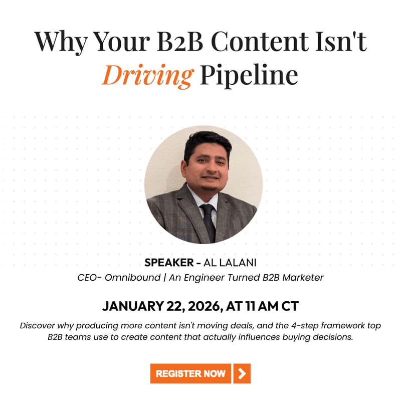 Cover Image for Why Your B2B Content Isn't Driving Pipeline