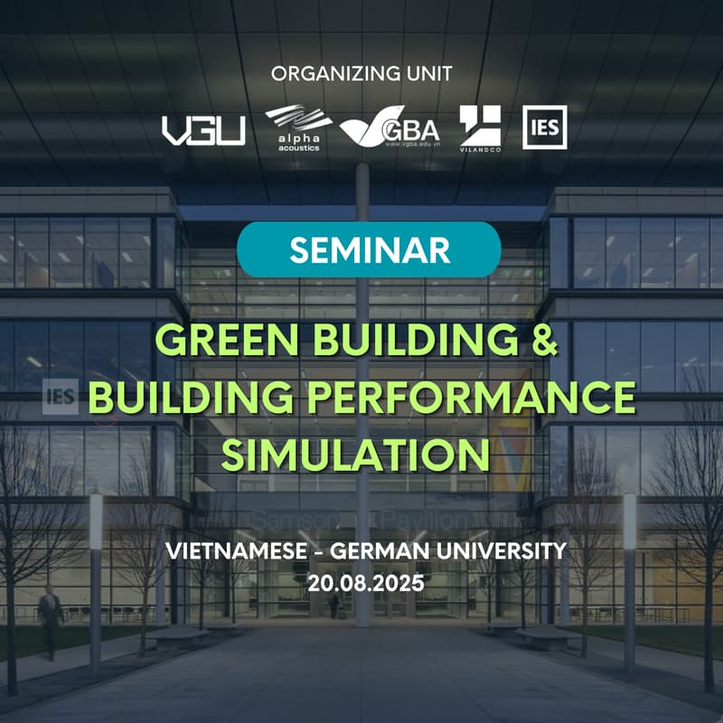 Cover Image for SEMINAR​  GREEN BUILDING & BUILDING PERFORMANCE SIMULATION ​