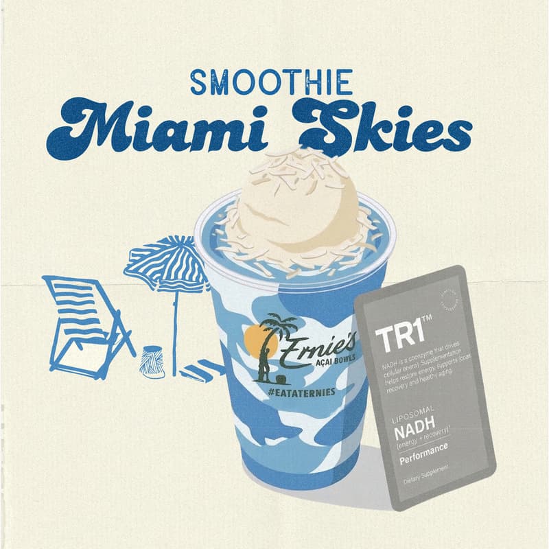 Cover Image for Ernie’s x TR1 Miami Skies - Smoothie Launch