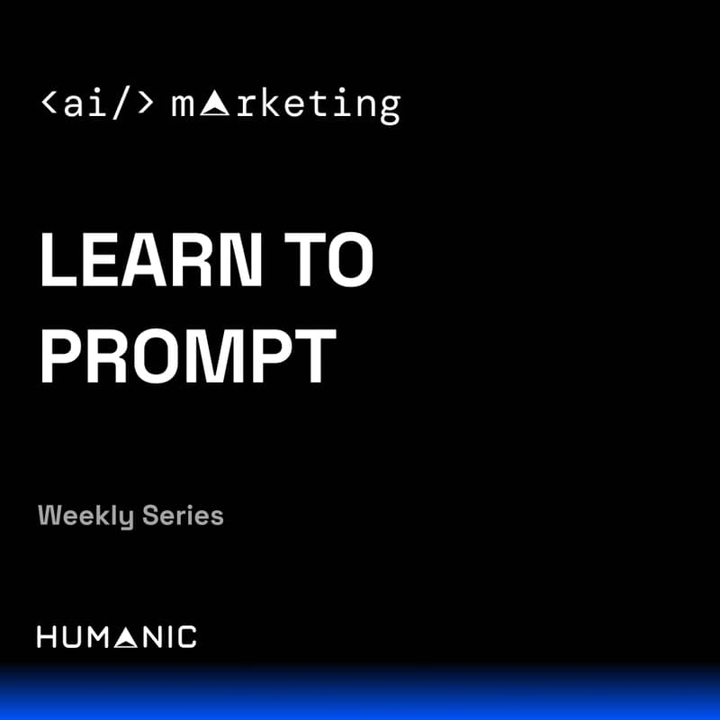Cover Image for Learn to Prompt Series | Humanic
