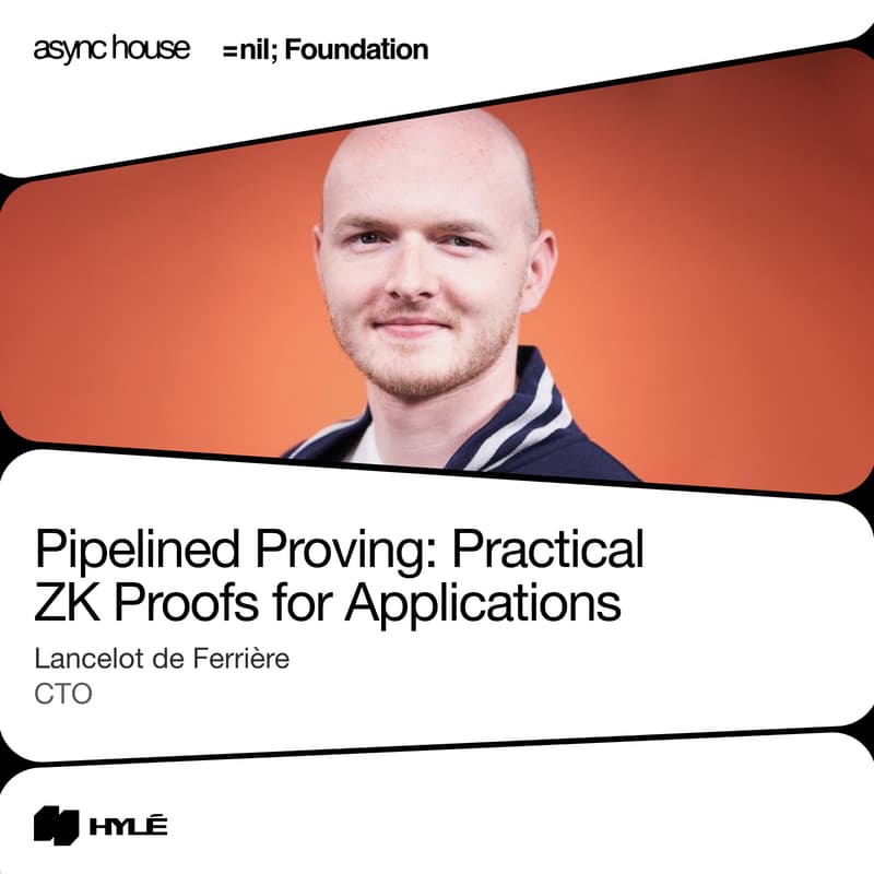 Cover Image for Pipelined Proving: Practical ZK Proofs for Applications