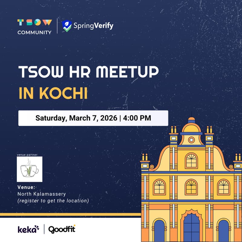 Cover Image for TSOW HR Meetup in Kochi