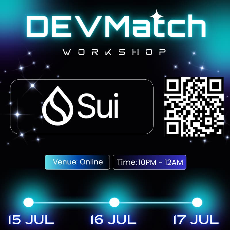 Cover Image for Devmatch Pre-hackathon Workshop: SUI
