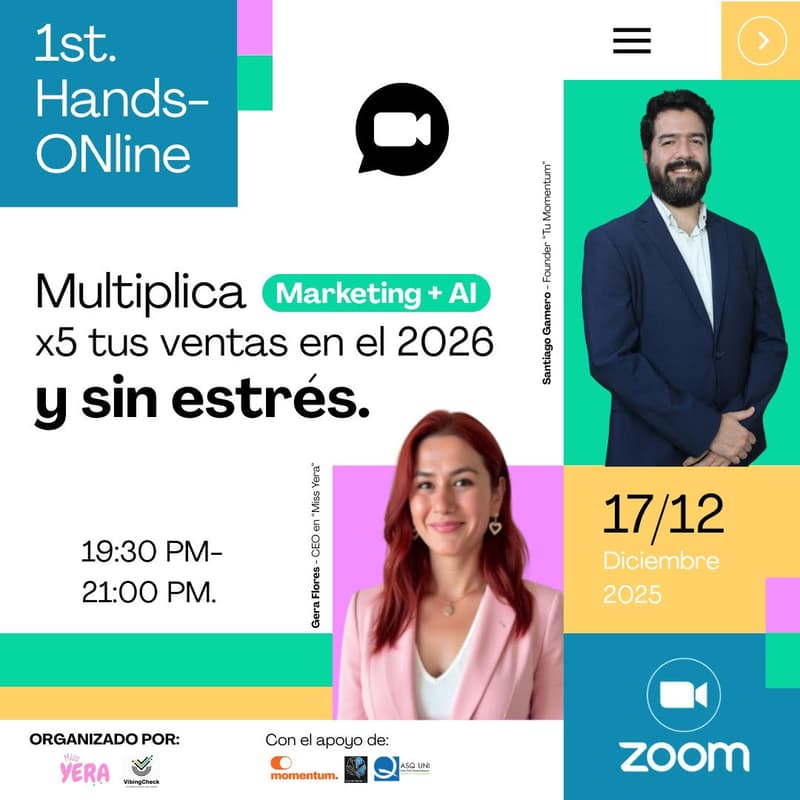 Cover Image for Multiplica x5 tus ventas en 2026, sin estrés.
