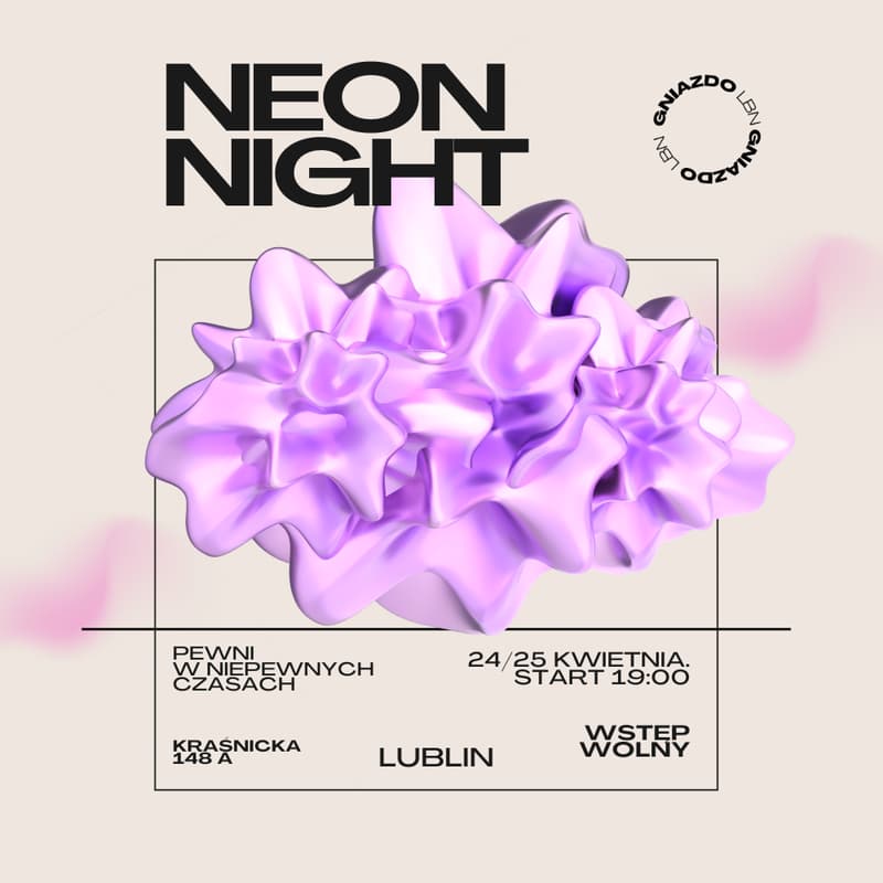 Obrazek w tle dla NEON NIGHT by Gniazdo