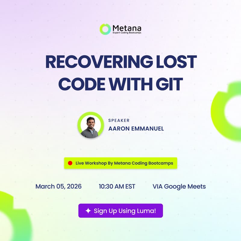 Recovering Lost Code with Git · Luma
