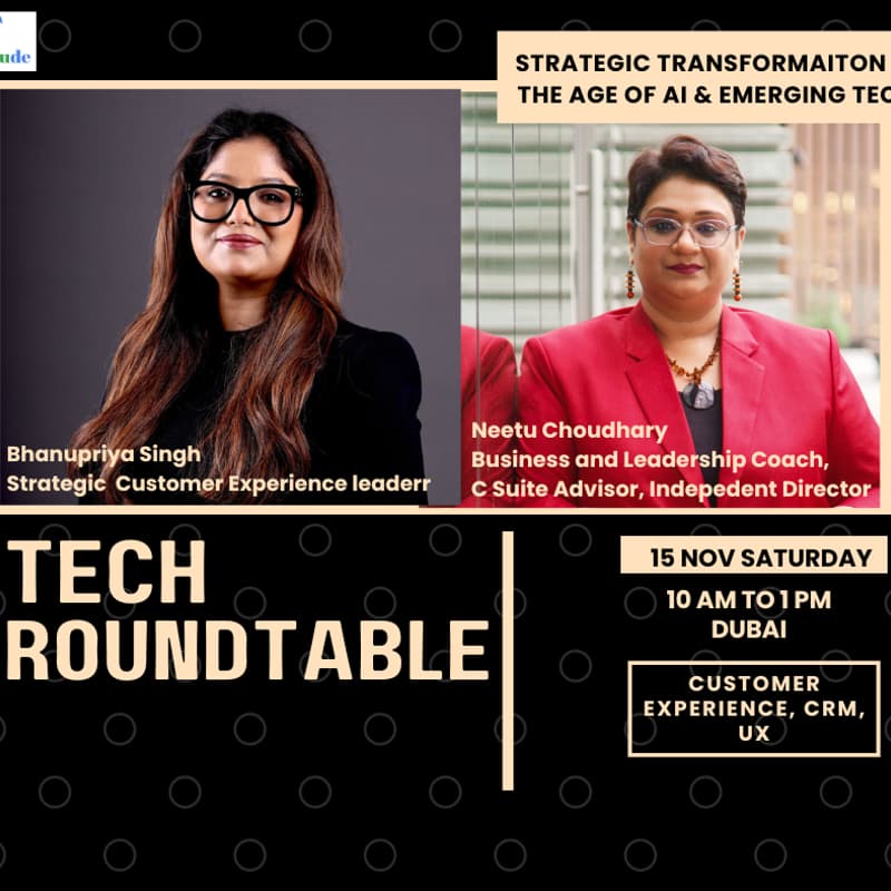 Cover Image for Roundtable Discussion : Strategic Transformation in the Age of AI and Emerging Tech