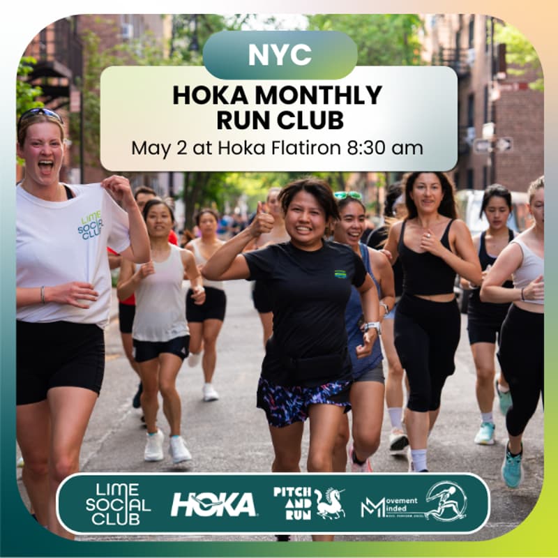 Cover Image for Hoka Monthly Run Club with Lime Social Club & Pitch N' Run