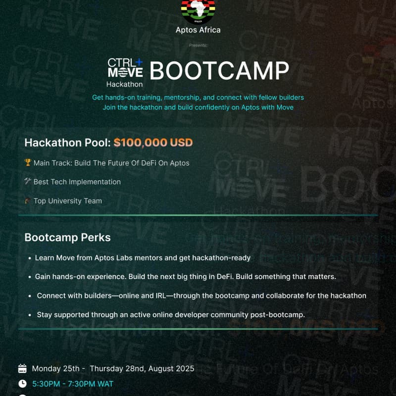 Cover Image for Aptos Africa BOOTCAMP