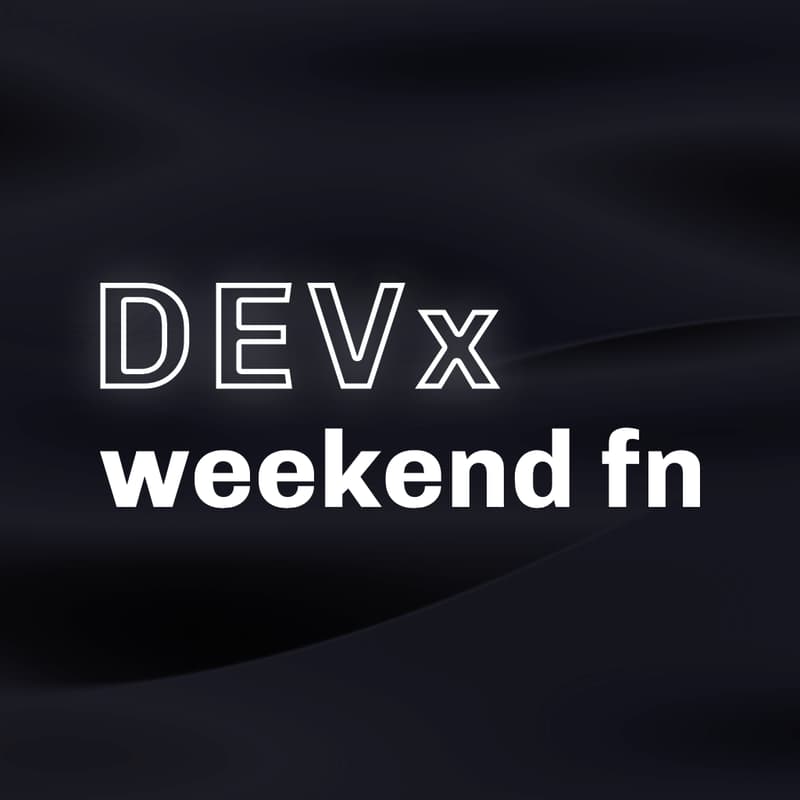 Cover Image for Weekend Function() { Software Developer Meetup }